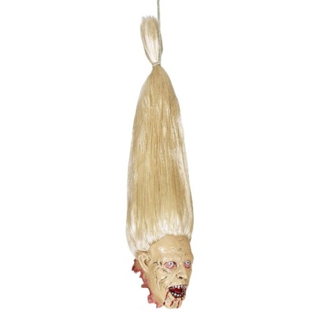 CABEZA ZOMBIE CORTADA CON PELO