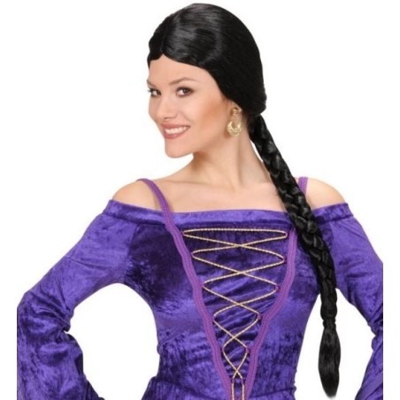 PELUCA CON TRENZA LARGA 