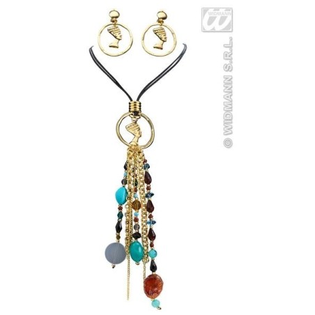 COLLAR Y PENDIENTES CLEOPATRA                     