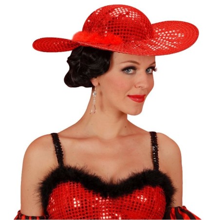 SOMBRERO MUJER CON LENTEJUELAS