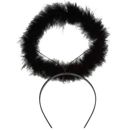 DIADEMA AUREOLA MARABOU ÁNGEL
