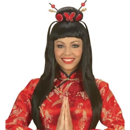 PELUCA GEISHA CON MOÑO