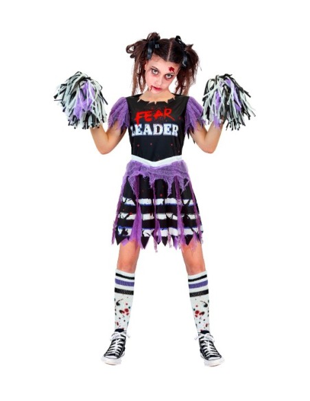 DISFRAZ DE ZOMBIE CHEERLEADER INFANTIL