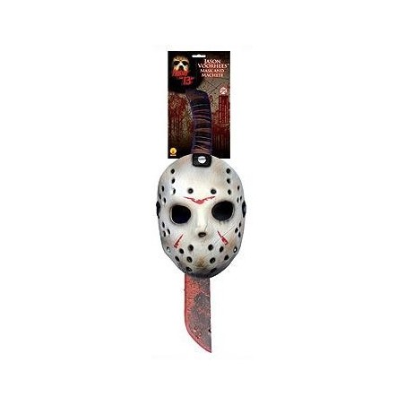 MÁSCARA Y MACHETE SET JASON