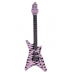 GUITARRA ROCK HINCHABLE CEBRA