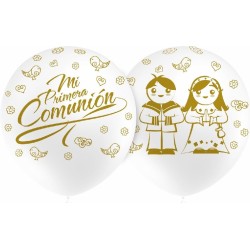 GLOBOS COMUNIÓN COLORES  2