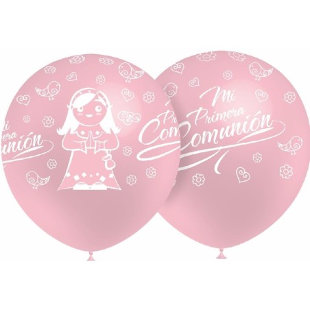 GLOBOS COMUNIÓN COLORES 