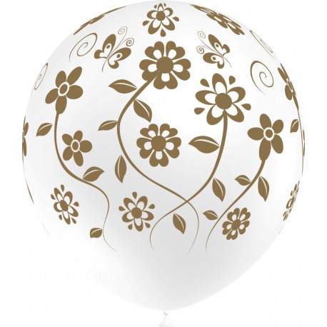 GLOBOS FLORES BODA