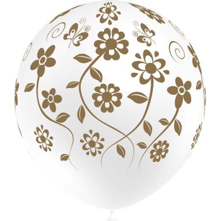 GLOBOS FLORES BODA