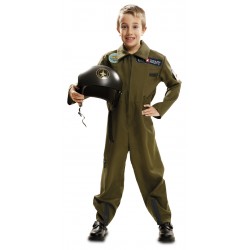 DISFRAZ DE MILITAR TOP GUN INFANTIL