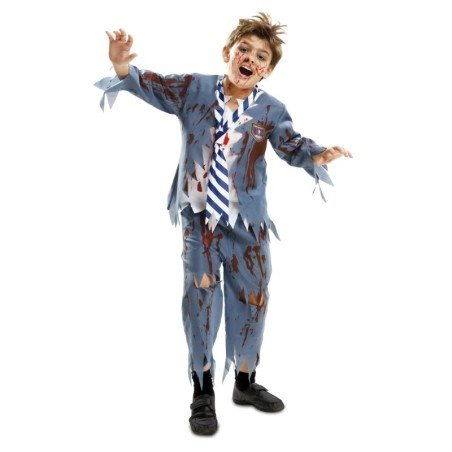 DISFRAZ DE ZOMBIE ESTUDIANTE NIÑO