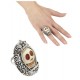 ANILLO PLATEADO CON CALAVERA