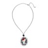 COLLAR CON ROSA NEGRA Y CAMEO