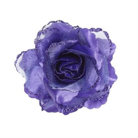 FLOR PARA PELO CON PINZA 