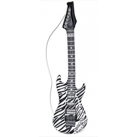 GUITARRA CEBRA HINCHABLE