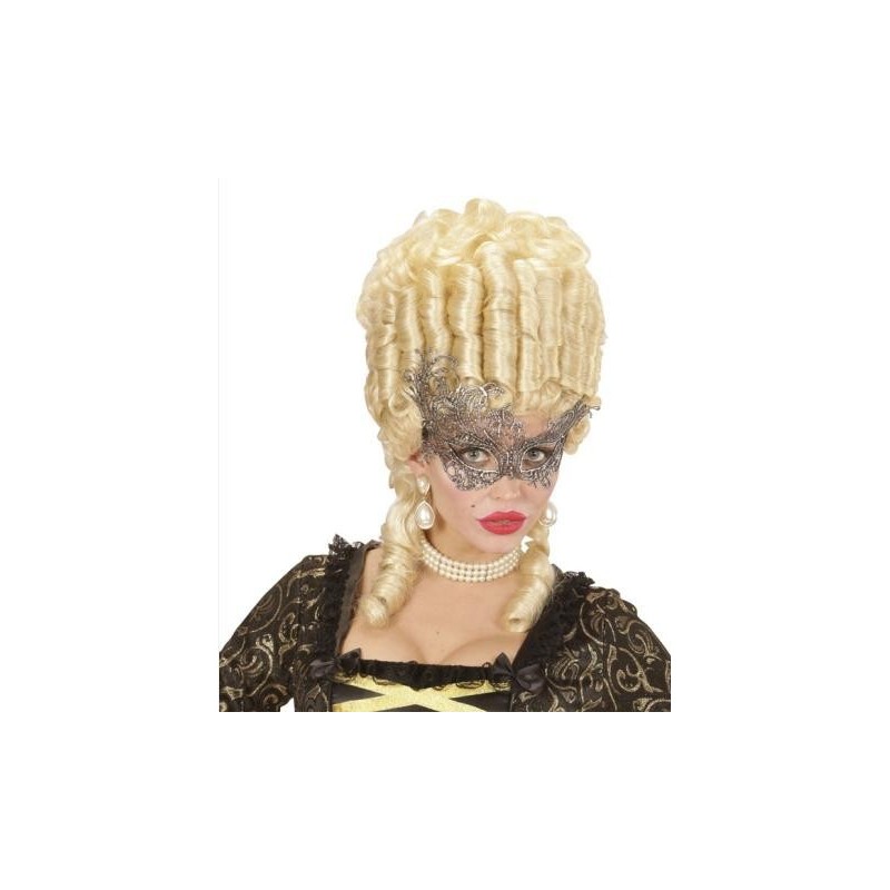 ANTIFAZ DE ENCAJE PLATA ANTIGUA