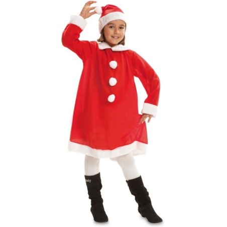 DISFRAZ DE MAMÁ NOEL NIÑA  