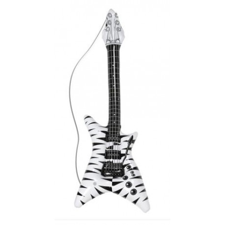 GUITARRA ROCK HINCHABLE CEBRA