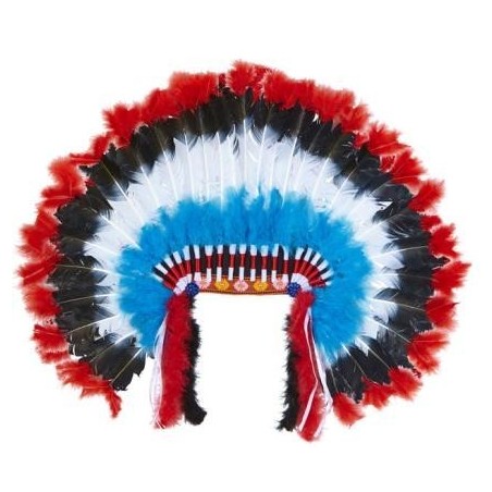 PLUMAS INDIO LUJO CON MARABÚ