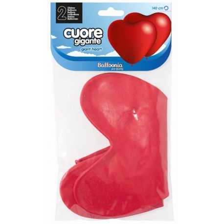 GLOBOS CORAZÓN GIGANTE ROJO