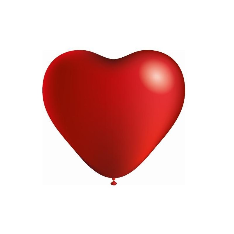 GLOBOS CORAZÓN GIGANTE ROJO