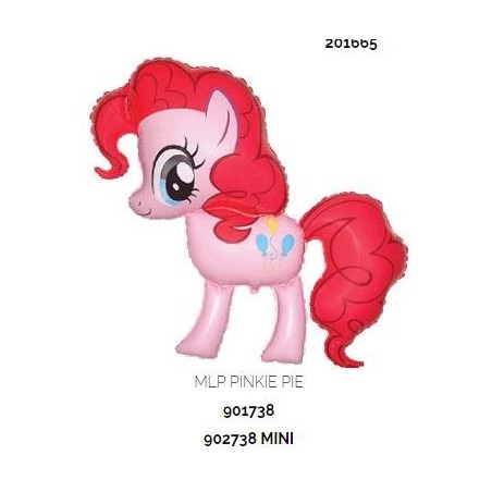 GLOBOS FOIL PONNY ROSA