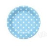 PLATOS DE PAPEL LUNARES AZUL