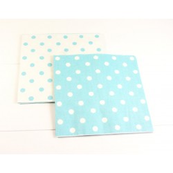 SERVILLETAS DE PAPEL LUNARES AZUL