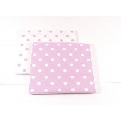 SERVILLETAS PAPEL LUNARES ROSA