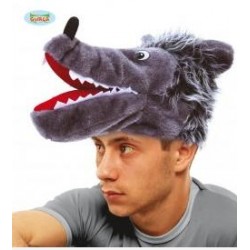 GORRO LOBO GRIS