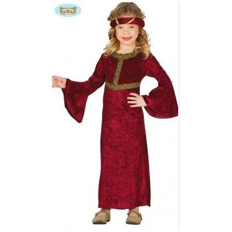 DISFRAZ DE PRINCESA MEDIEVAL NIÑA
