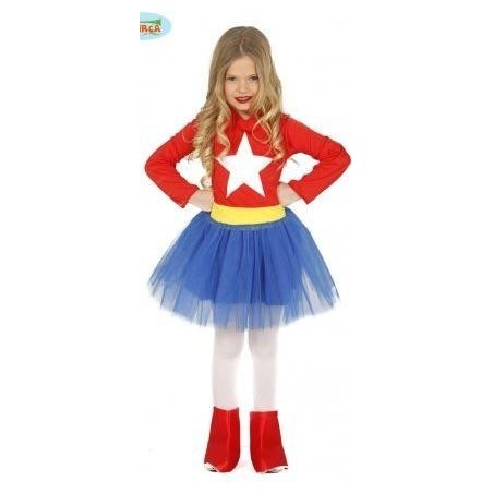 DISFRAZ DE SUPERHEROÍNA INFANTIL
