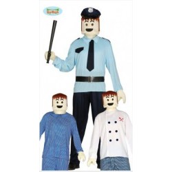 DISFRAZ DE MUÑECO PLAYMOBIL ADULTO