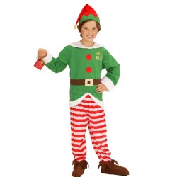 DISFRAZ DE ELFO AYUDANTE DE PAPÁ NOEL NIÑO 2