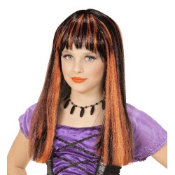 PELUCA BRUJA CON MECHAS INFANTIL 2