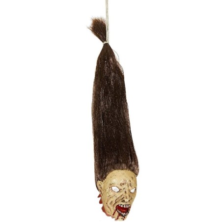 CABEZA ZOMBIE CORTADA CON PELO