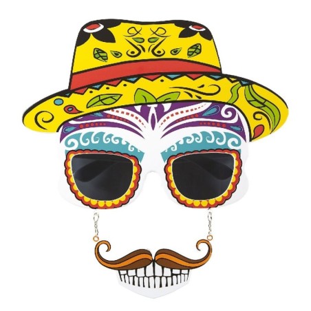 GAFAS CALAVERA DIA DE LOS MUERTOS HOMBRE