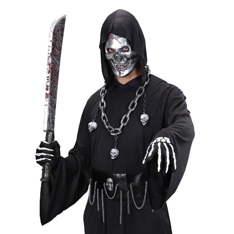 CARETA CALAVERA SIMIL METAL                       