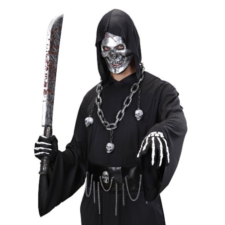 CARETA CALAVERA SIMIL METAL                       