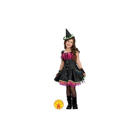 DISFRAZ DE BRUJA ROCK INFANTIL