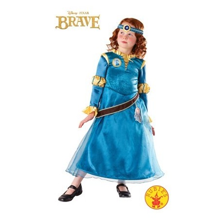 DISFRAZ DE PRINCESA MÉRIDA DELUXE INFANTIL