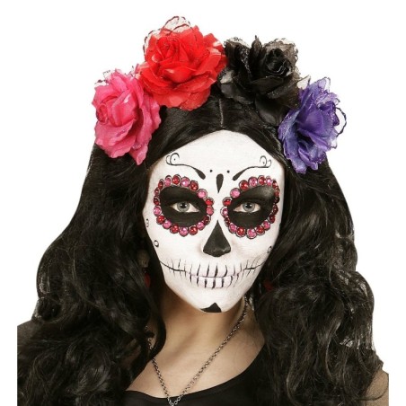 FLOR PARA PELO CON PINZA 