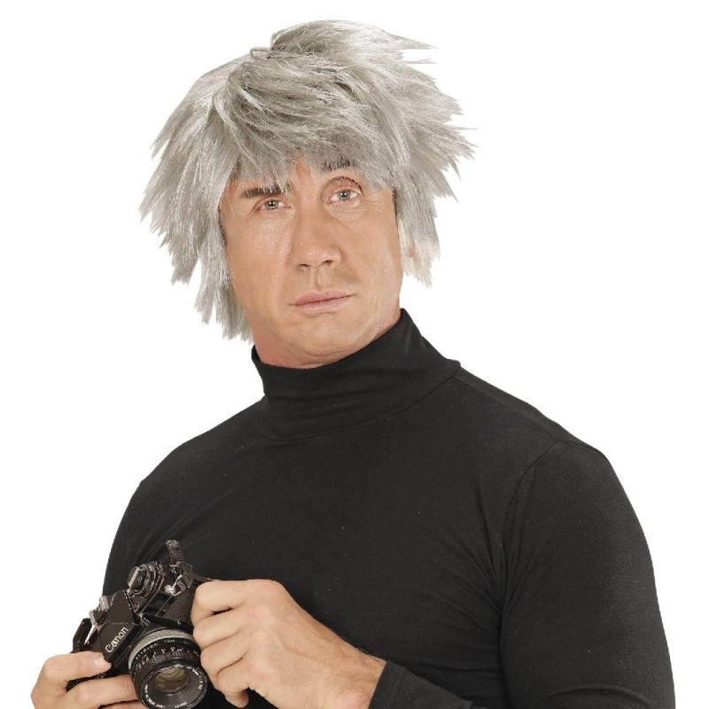 PELUCA GÓTICA ZOMBIE GRIS 