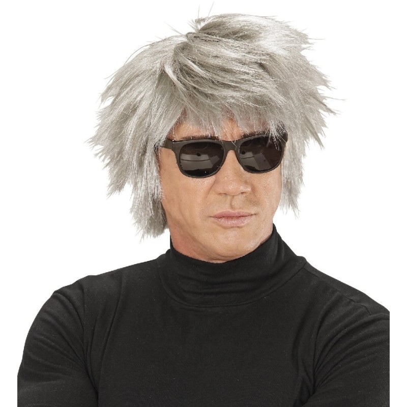 PELUCA GÓTICA ZOMBIE GRIS 