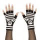 GUANTES SIN DEDOS CALAVERA