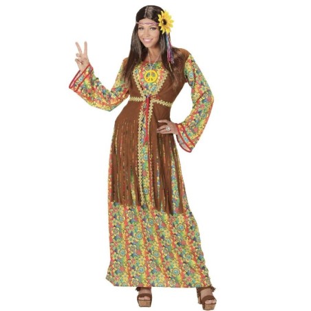 DISFRAZ DE HIPPIE MUJER