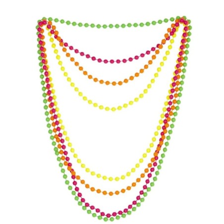 CONJUNTO DE COLLARES COLORES NEÓN