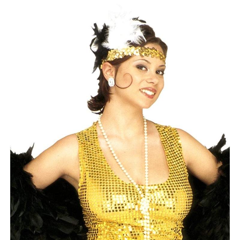 CINTA CHARLESTON CON LENTEJUELAS