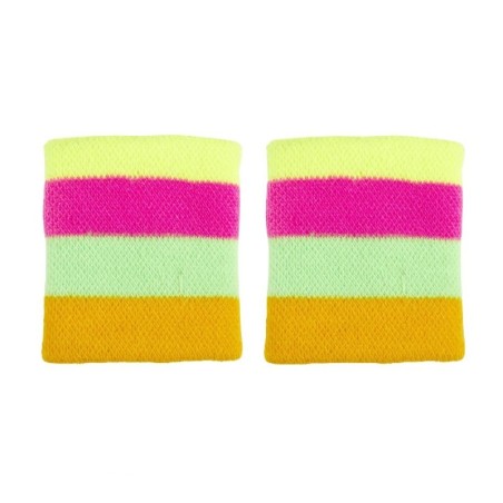 MUÑEQUERAS MULTICOLOR NEÓN
