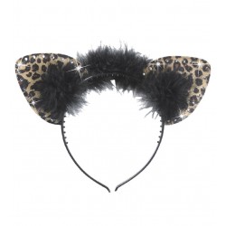 DIADEMA OREJAS LEOPARDO 